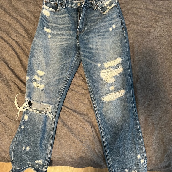 Abercrombie & Fitch Annie High Rise Jeans SZ 27 - Picture 3 of 7